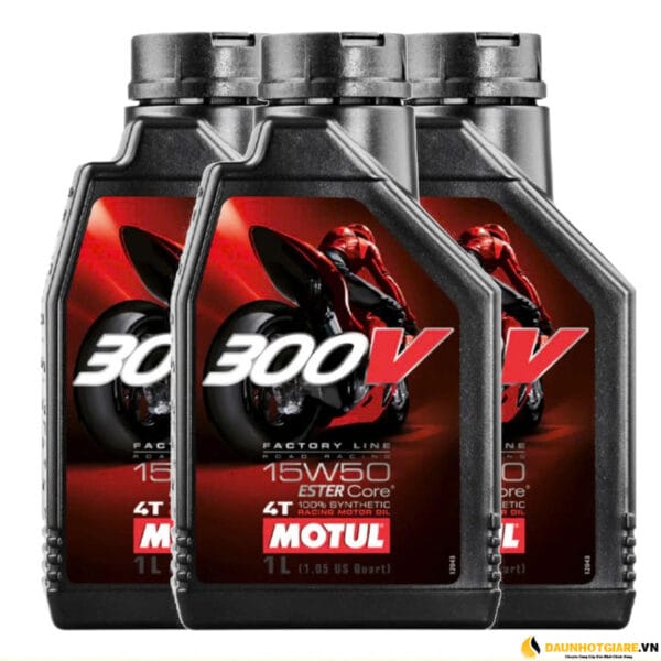 MOTUL 300V FACTORY LINE RACING ROAD 15W50 - Ảnh 2