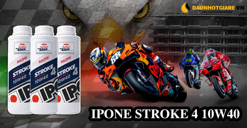 Nhớt ipone stroke 4 10w40 giúp cho động cơ hoạt động mượt mà