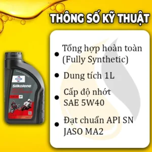 Alternative view of Fuchs Silkolene Pro 4 5W-40 XP 1L