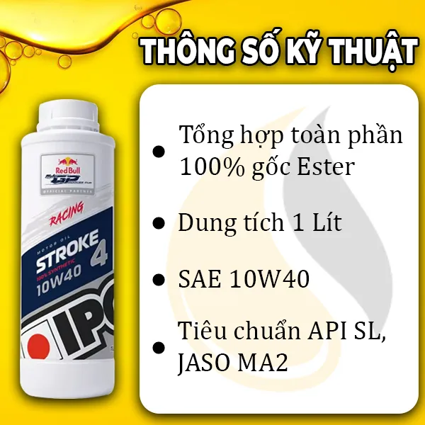 IPONE Stroke 4 10W40 - Ảnh 3