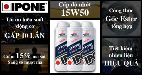 Ipone Stroke 4 15W50 - Ảnh 4