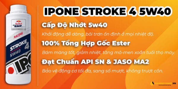 Ipone Stroke 4 5W40 - Ảnh 4