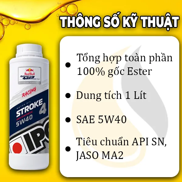 IPONE Stroke 4 5W40 - Ảnh 3