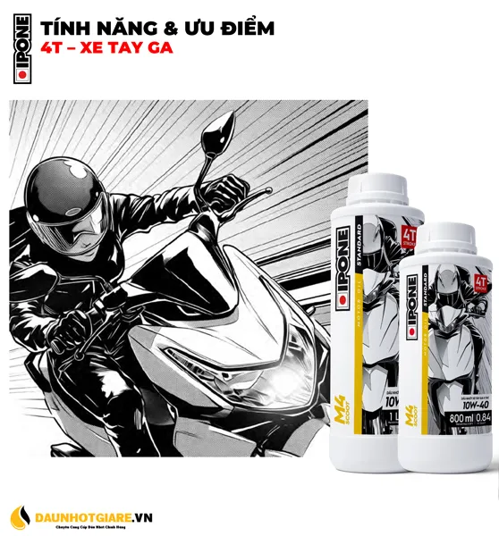 IPONE M4 Scoot 10W40 0.8L - Ảnh 3