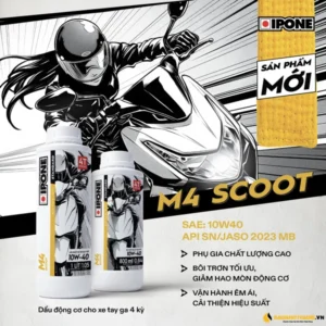 Alternative view of IPONE M4 Scoot 10W40 1L
